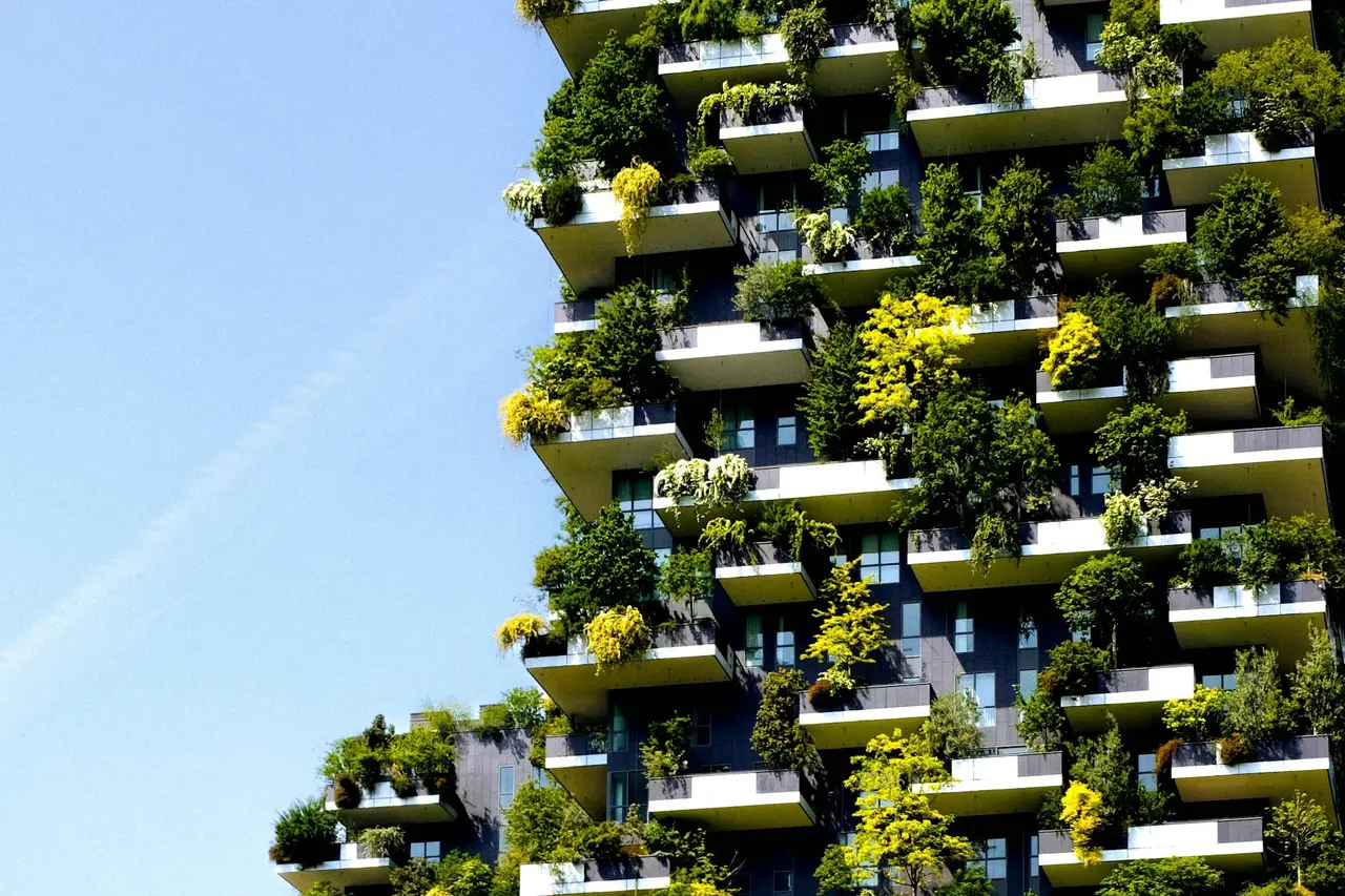 Sustainable apartment block